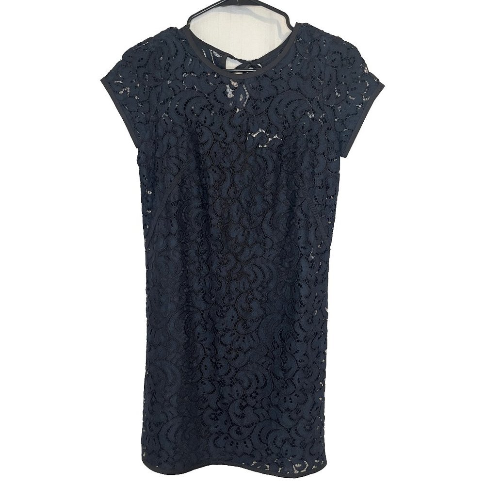 Loft Black Lace Mini Dress